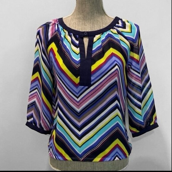 Banana Republic Long Sleeve Flowy Blouse - Picture 1 of 12